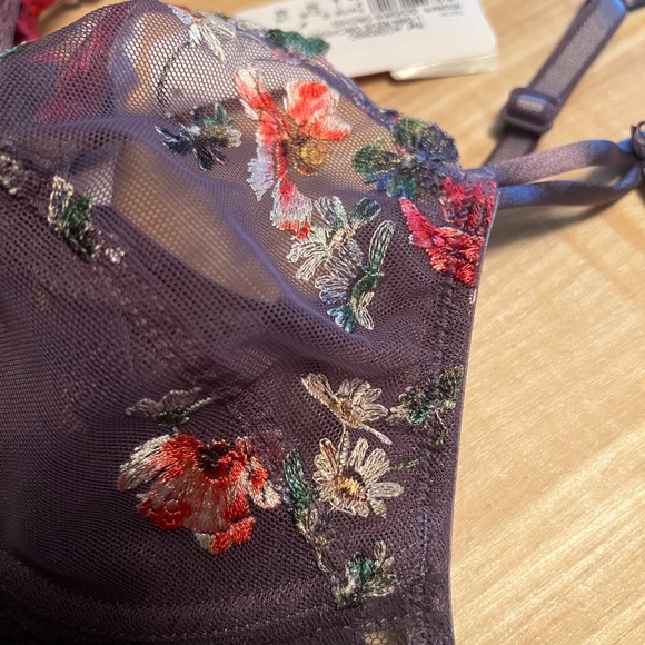 LISE CHARMEL Reve Orchidee full cup embroidered bra 32C NWT - Picture 16 of 16